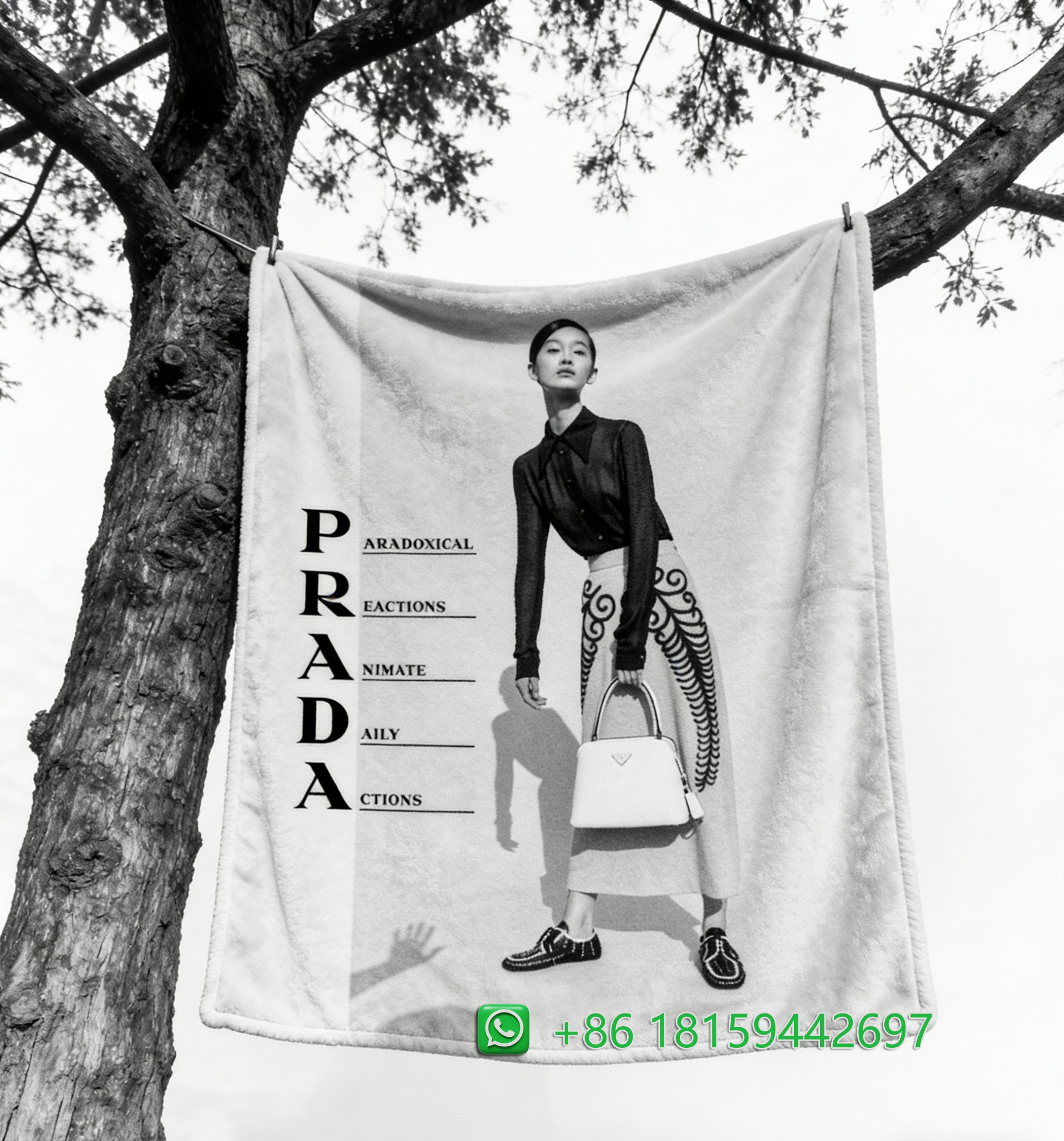 Prada Throw Blankets